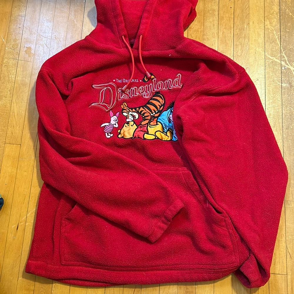 Disneyland Winnie The Pooh small fleece sweatshirt.